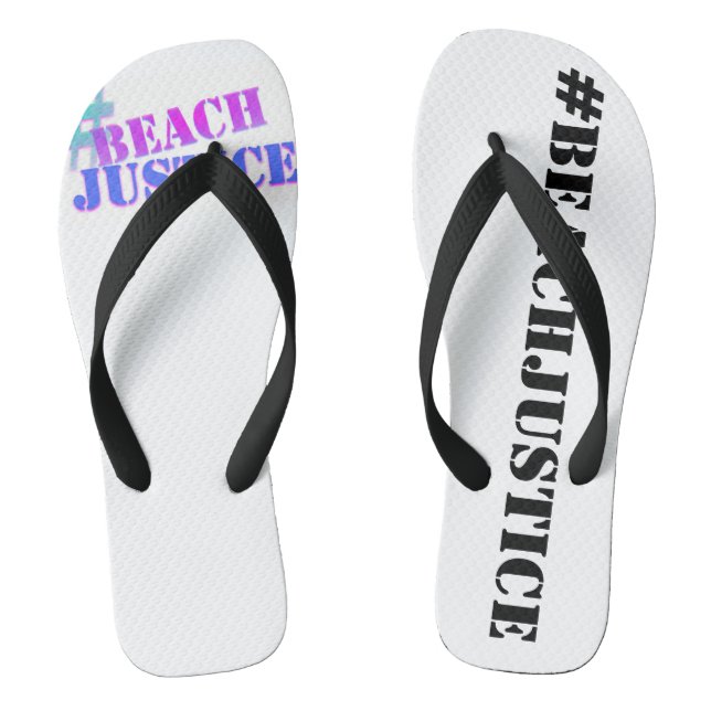 Chanclas #BEACHJUSTICE Retro Flip Flops (Plantilla)