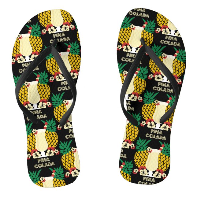 Chanclas Bebida de cóctel Piña Colada   (Plantilla)