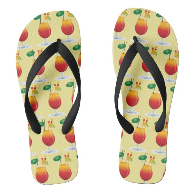 Chanclas Bebida tropical (Plantilla)