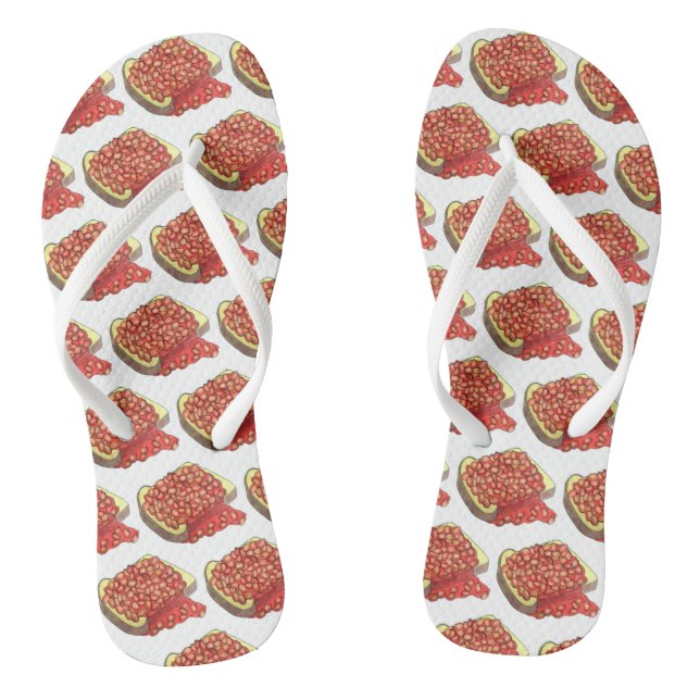 Chanclas Bebidas al horno con tostadas Cocina británica (Plantilla)