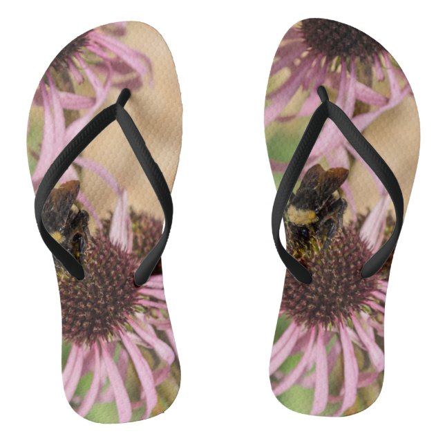 Chanclas Bee On Black Eyed Susan Pano (Plantilla)