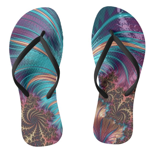 Chanclas Belleza en verano: asombrosa y vibrante (Plantilla)