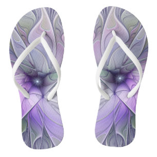 Chanclas Belleza impresionante Arte abstracto moderno fract