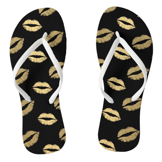 Chanclas Besos dorados (Plantilla)
