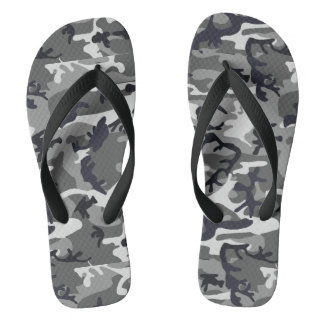Chanclas Black Camo Flip Flops