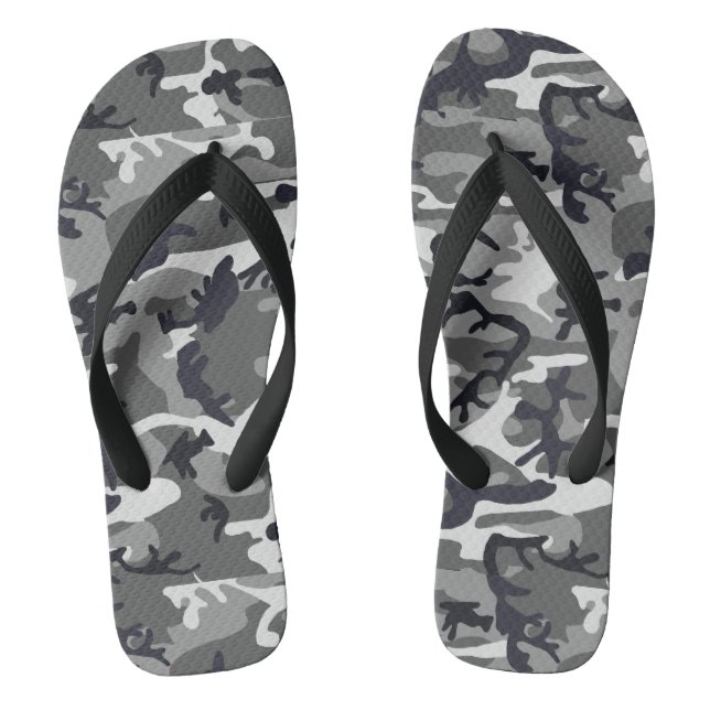 Chanclas Black Camo Flip Flops (Plantilla)