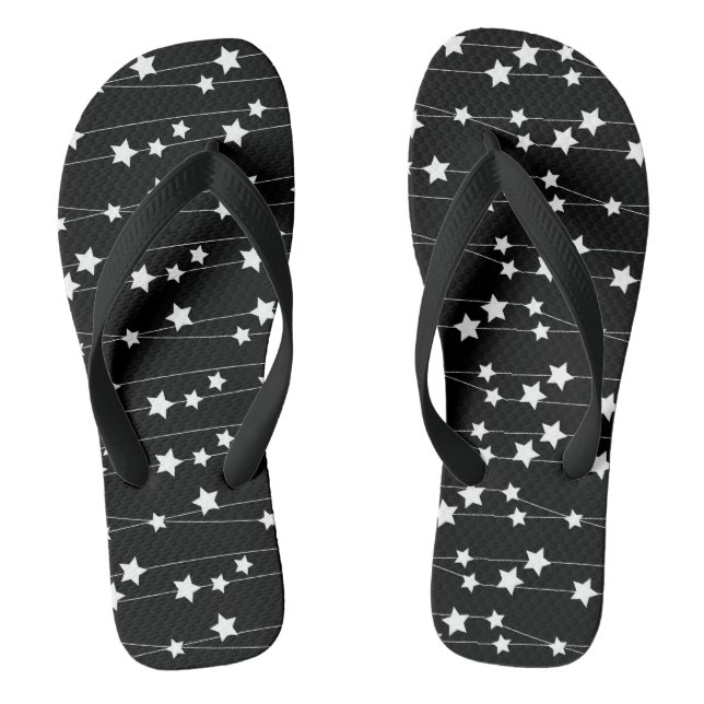 Chanclas Black de estrella blanca (Plantilla)