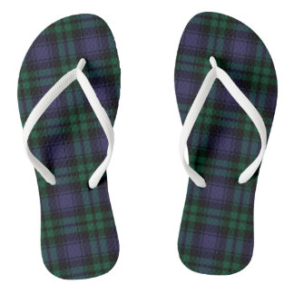 Chanclas Black Watch Tartan, Plaid