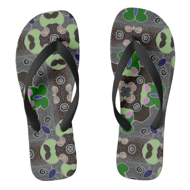 Chanclas Blanc gris rouge de conception de Jimette de (Plantilla)