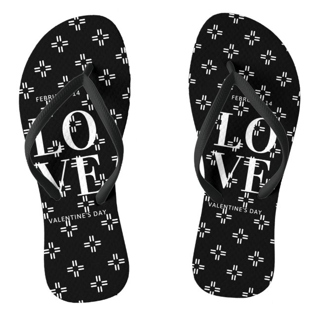 Chanclas Blanco y negro (Plantilla)