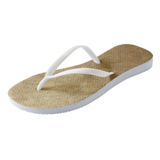 Chanclas Blenes de FlipFlops con doble dorado amarillo