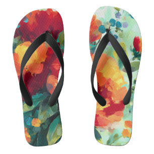 Chanclas Bloom Vibrant Floral Garden