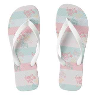 Chanclas Blossom groene roze