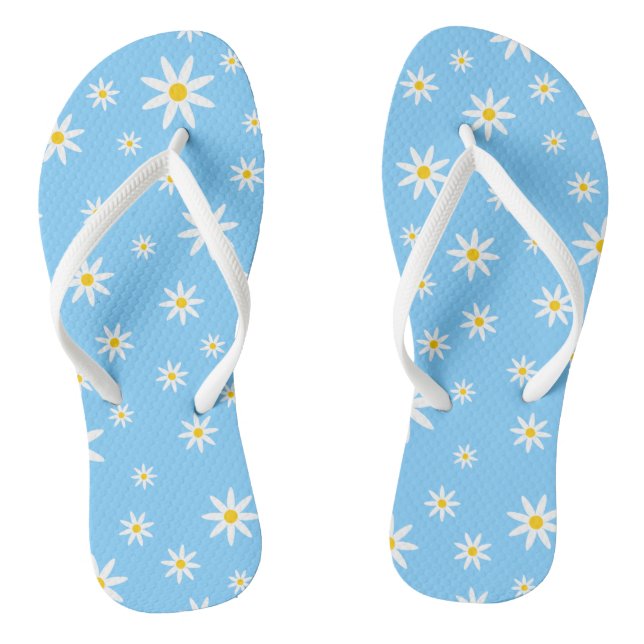 Chanclas Blue Daisy Flip Flops (Plantilla)