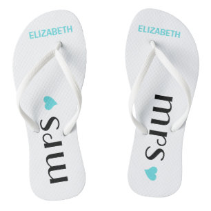 Chanclas Blue Mrs Flip Flops  Boda de novias personalizadas