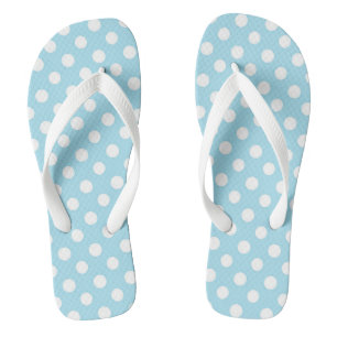 Chanclas Blue Polkadot Girly Verano Flip Flops