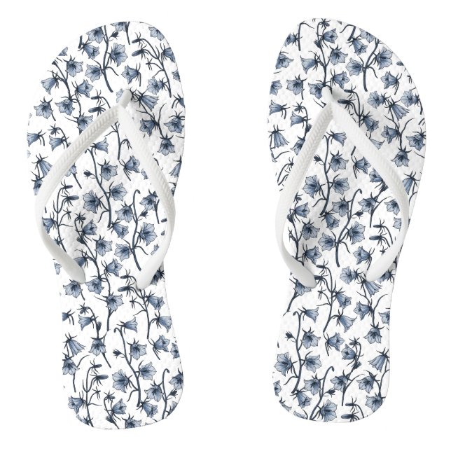 Chanclas Bluebells, Harebells, Bellflowers (Plantilla)