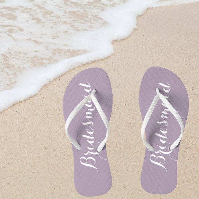 Chanclas Boda Bridesmaid Trendy Mauve (In Situ Beach)