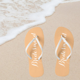 Chanclas Boda Bridesmaid Trendy Peach