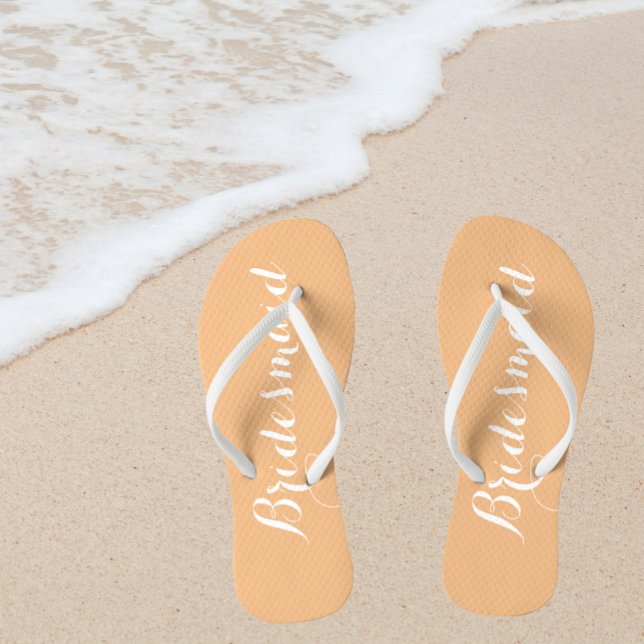 Chanclas Boda Bridesmaid Trendy Peach (In Situ Beach)