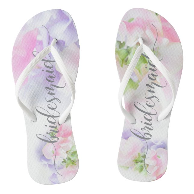 Chanclas Boda de MODA FLORAL HORMIGA DE PAREJAS (Plantilla)