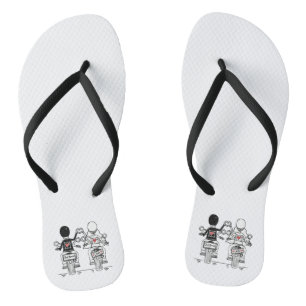 Chanclas Boda de motocicletas Flip Flops Beach Footwear