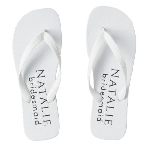 Chanclas Boda de novias con regalo personalizado