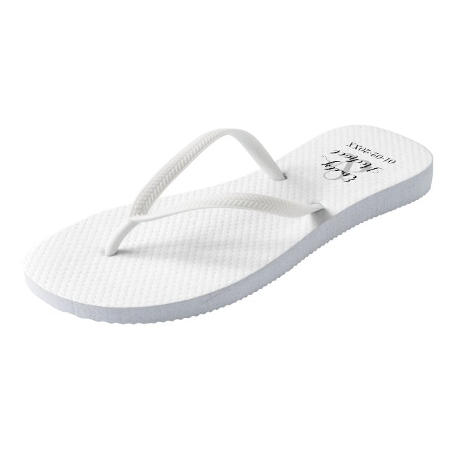 Chanclas Boda de playa Bride Flip Flops
