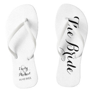 Chanclas Boda de playa Bride Flip Flops