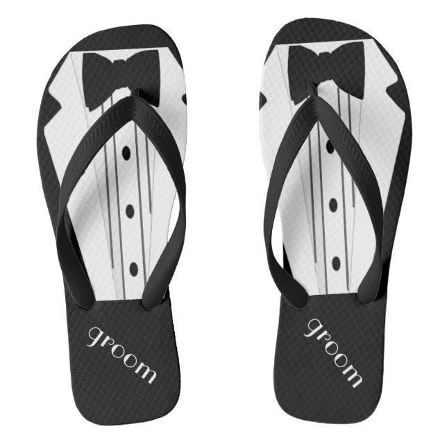 Chanclas Boda de playa de los novios de los flips-flopes el (Plantilla)