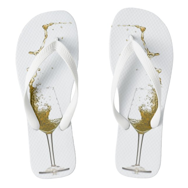 Chanclas Boda de Vidrio Blanco Splash Vidrio (Plantilla)