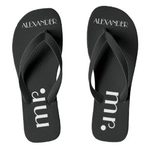 Chanclas Boda formal de Grooms personalizado