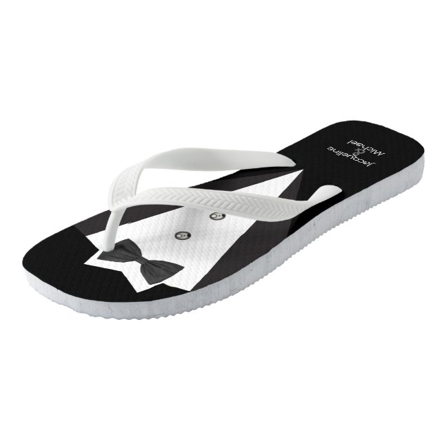 Chanclas boda recién casado Novia y Groom