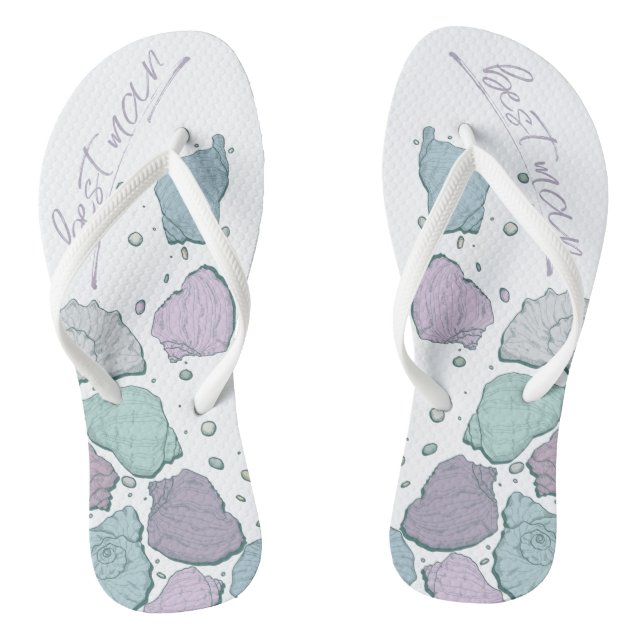 Chanclas BODAS SHOES | Modernas castillos de mar Dusty Blue (Plantilla)