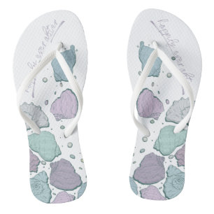 Chanclas BODAS SHOES   Modernas castillos de mar Dusty Blue