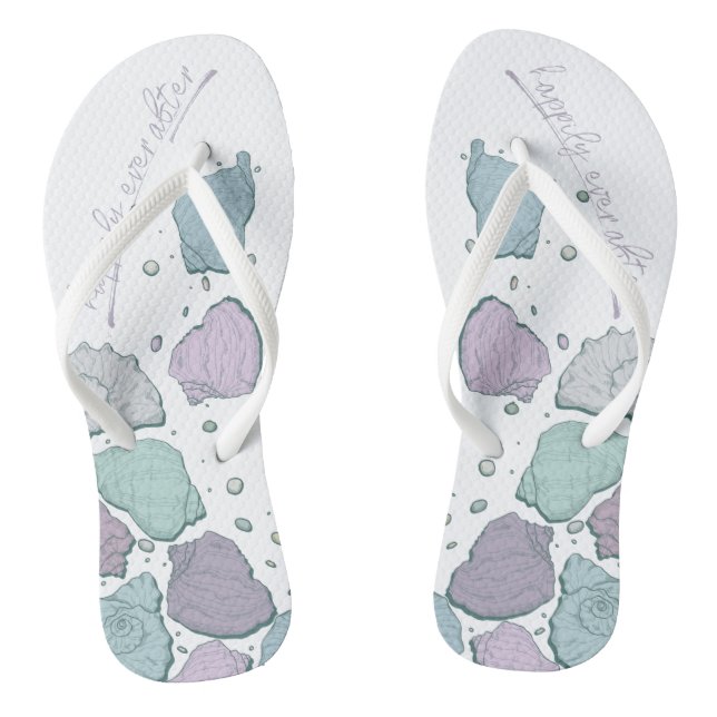 Chanclas BODAS SHOES | Modernas castillos de mar Dusty Blue (Plantilla)