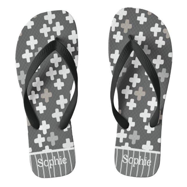 Chanclas Boho Beige y Gray (Plantilla)