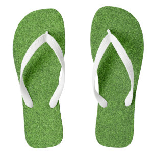 Chanclas Bonita textura de hierba verde del campo de golf