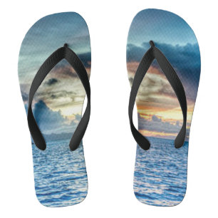 Chanclas Bora Bora hermosa puesta de sol