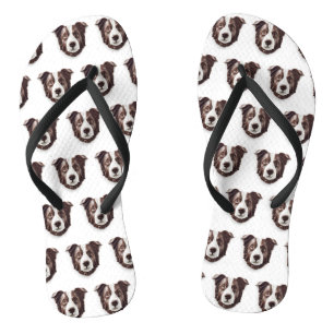 Chanclas Borde de Perro Collie 3D inspirado