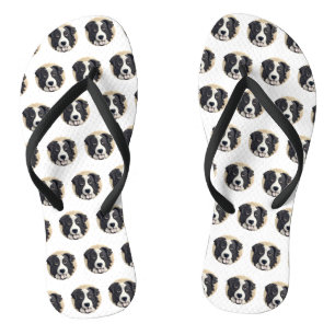 Chanclas Borde de Perro Collie 3D inspirado