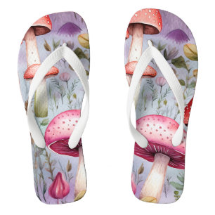 Chanclas Bosque de hongos de Cute