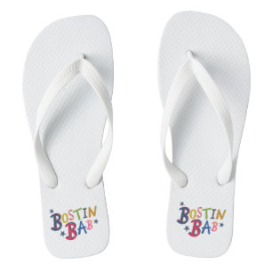 Chanclas Bostin Bab Black Country Words Flip Flop Footwear