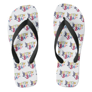 Chanclas Bostin Bab Black Country Words Flip Flop Footwear