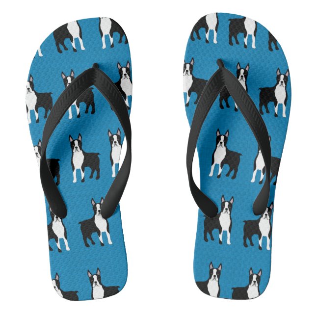 Chanclas Boston Terrier (Plantilla)