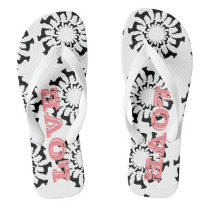 Chanclas Boston Terrier Love