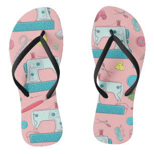 Chanclas Botones de máquina de coser tijeras de costura rip