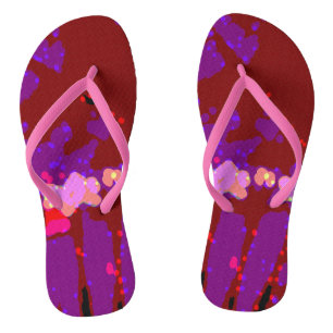 Chanclas Bougainvillea Totalmente Abstracta