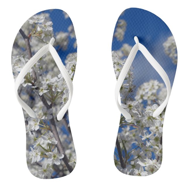 Chanclas Bradford Pear Blooms (Plantilla)