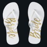 Chanclas Brida Flip Flops con tipografía de Relieve metaliz<br><div class="desc">Brida Flip Flops con tipografía de Relieve metalizado dorado</div>